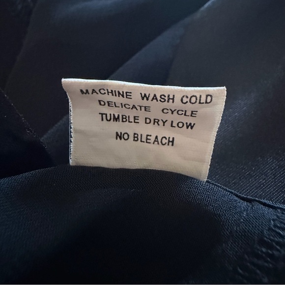 Frederick’s of Hollywood Black Sheer Satin Chemise Dress Y2K Grunge Goth XL - Picture 10 of 10